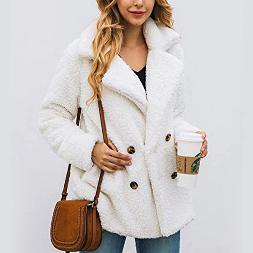 Women&prime;s Faux Fur Jacket Shaggy Jacket Winter Fleece Coat Sherpa Outwear Shaggy Shearling Jacket