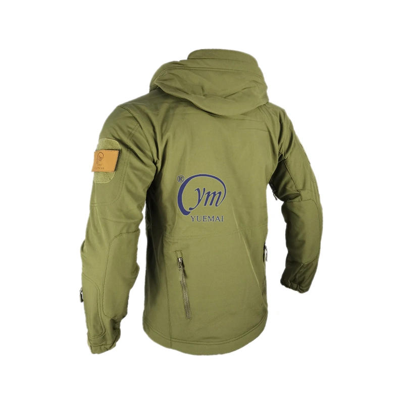 Custom Winter Wholesale Outdoor Hood Windbreaker Coat Windproof Softshell Mens Waterproof Jackets for Men