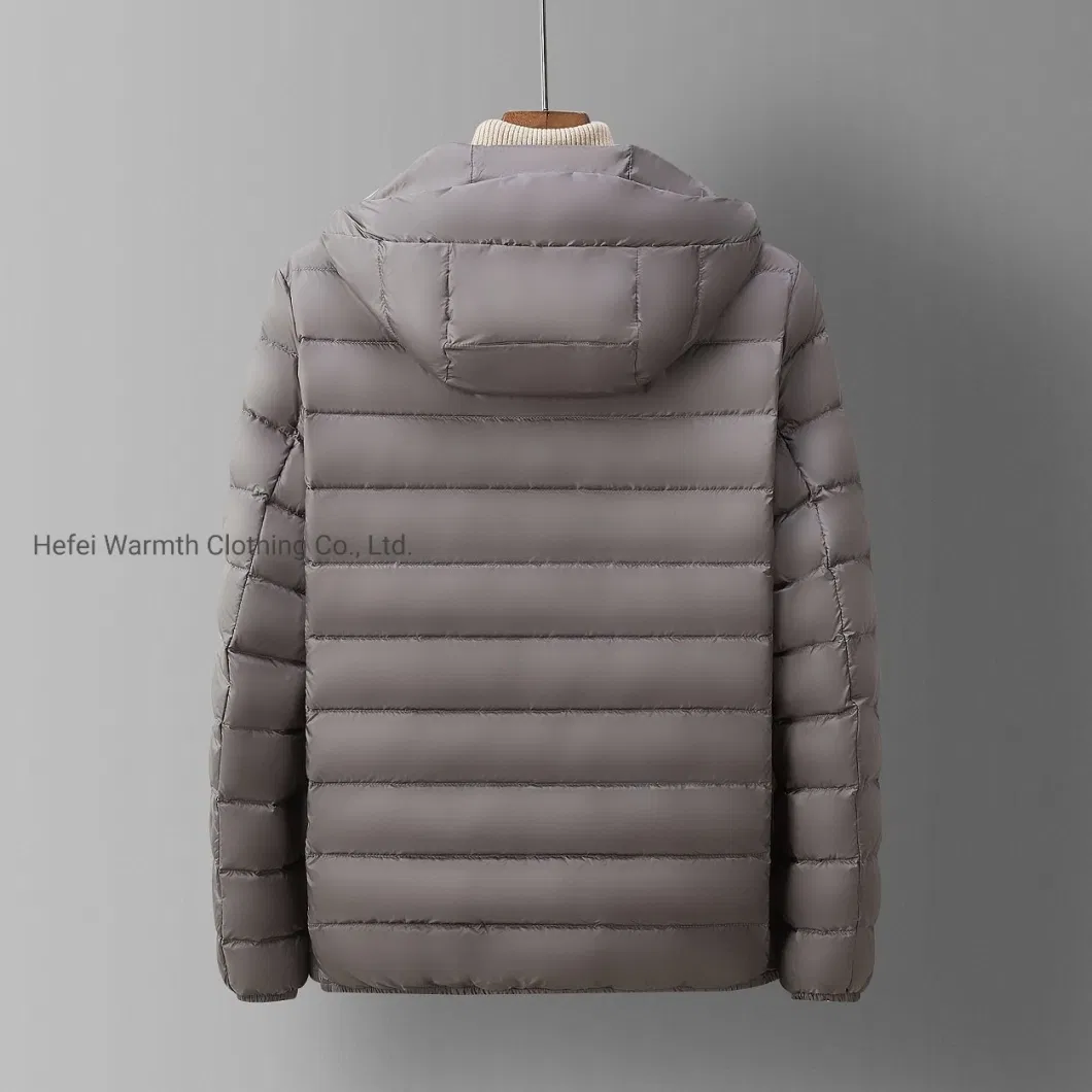Wholesale Best Quality Promotional Fashion Shiny Winter Coat Men Puffer Down Jacket
