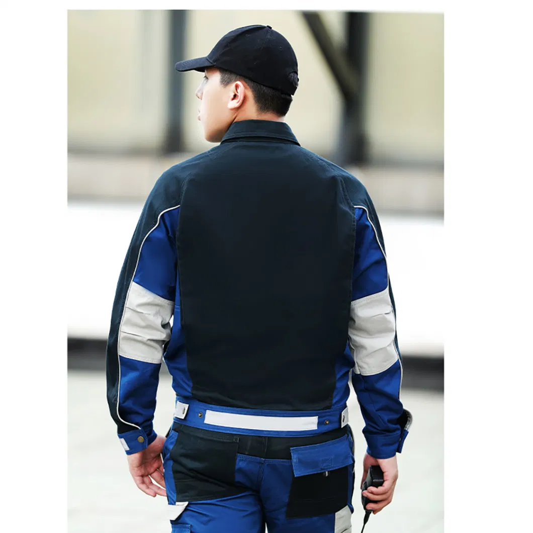 Wholesale Custom Made Coverall Workwear Uniform Anti-Static Breathable Zipper Workwear