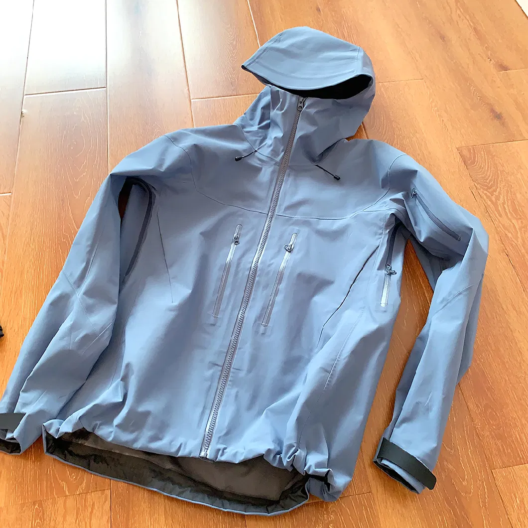 Wholesale Lightweight Waterproof Ski Raincoat Windbreaker Hiking Jacket