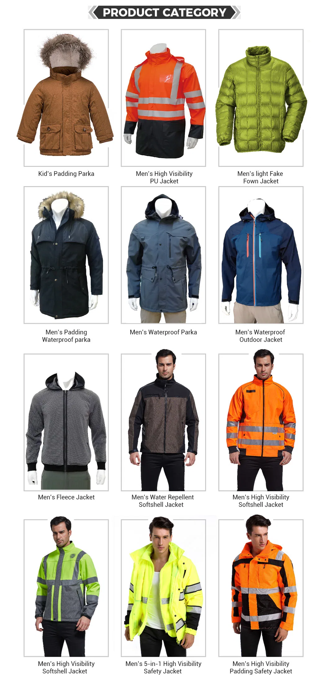 Winter Men&prime;s Fashion Padding Keep Warm Fake Down Jacket