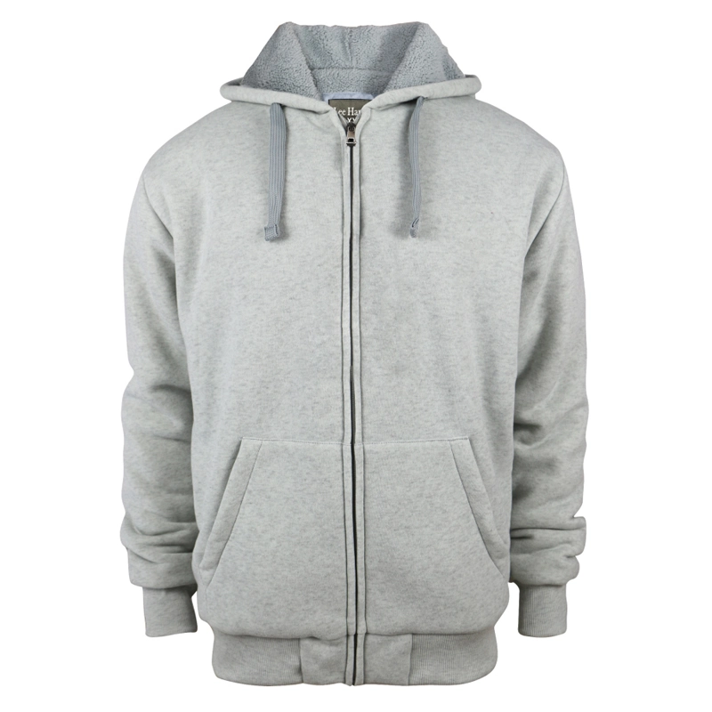 Apparel Manufacturers Navy Zip up Mens Fleece Hoodies