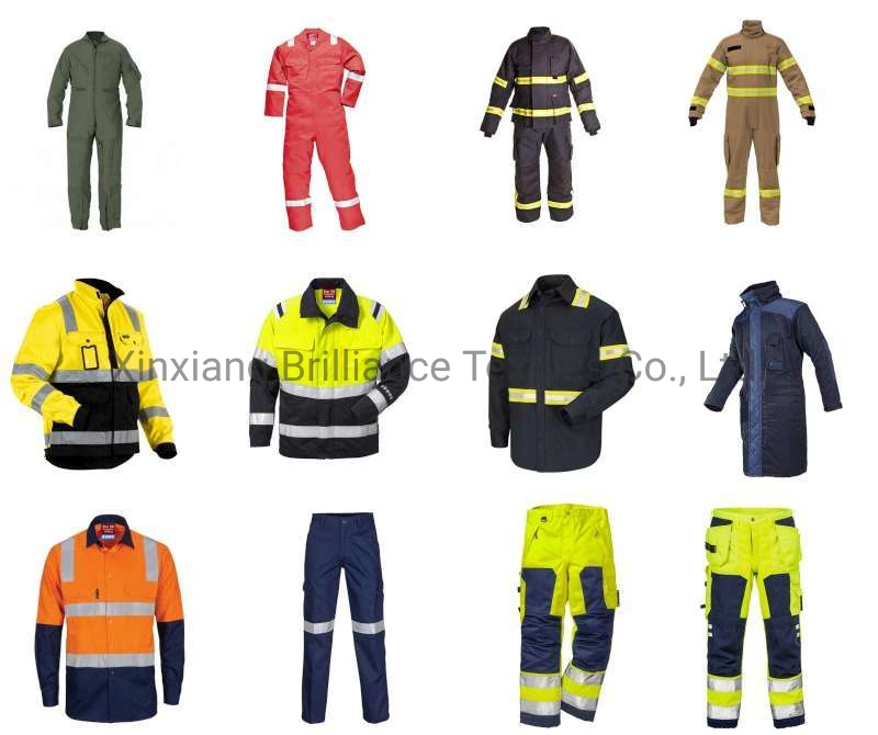 Nomex Flame Retardant Anti-Static Coverall 100%Cotton Boiler Suits Hi Vis Coverall Unisex Jumpsuit Costume Workwear Double Zips