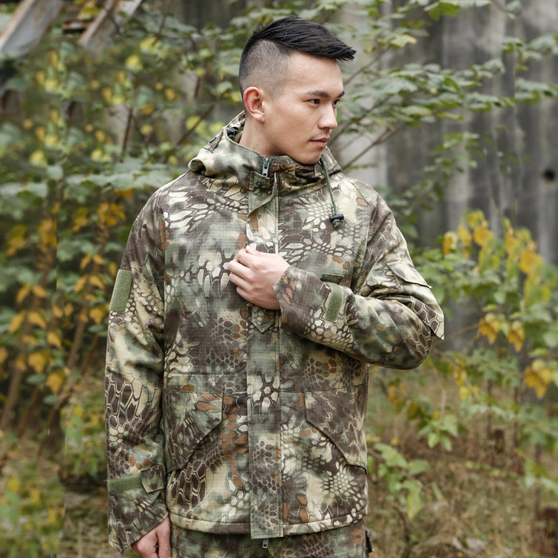 Wholesale Outdoor G8 Python Camouflage Charge Coat Men&prime; S Tactical Windbreaker