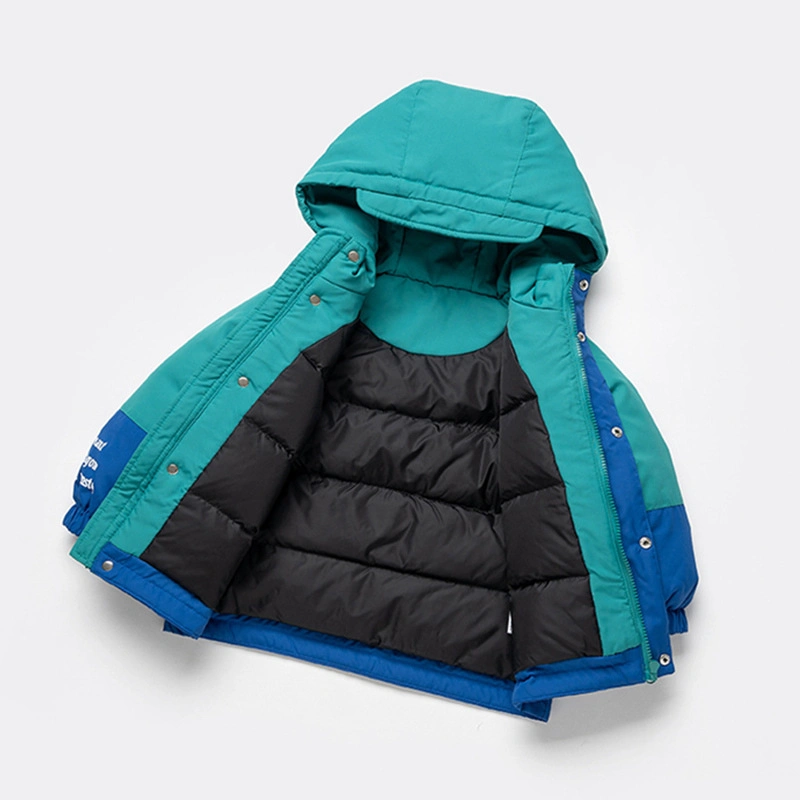 Winter High Quality Kids Wear Hooded Waterproof New Children&prime;s White Duck Down Jackets