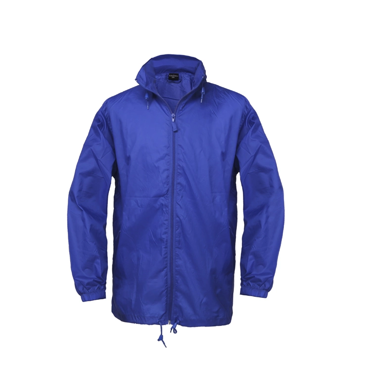 Wholesale Waterproof Hooded Windbreaker Custom Lightweight Active Outdoor Rain Jacket
