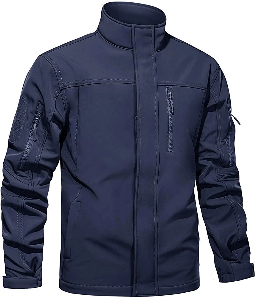 Factory Wholesale Fashion Customized OEM ODM Mens Softshell Jacket Windbreaker Jacket Waterproof and Breathable Apparel Workwear Clothing