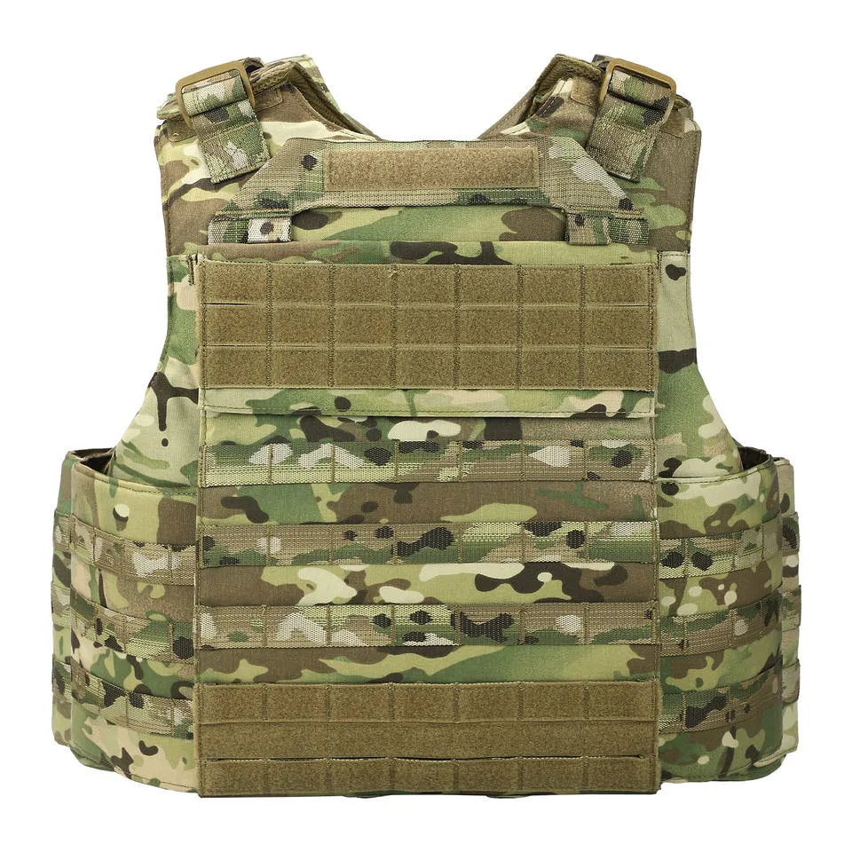 Manufacturer Customized 500d Nylon Camouflage Combat Ballistic Protection Hunting Vest