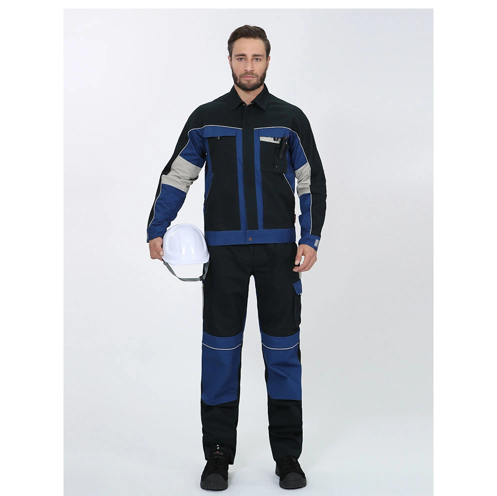 Wholesale Custom Made Coverall Workwear Uniform Anti-Static Breathable Zipper Workwear