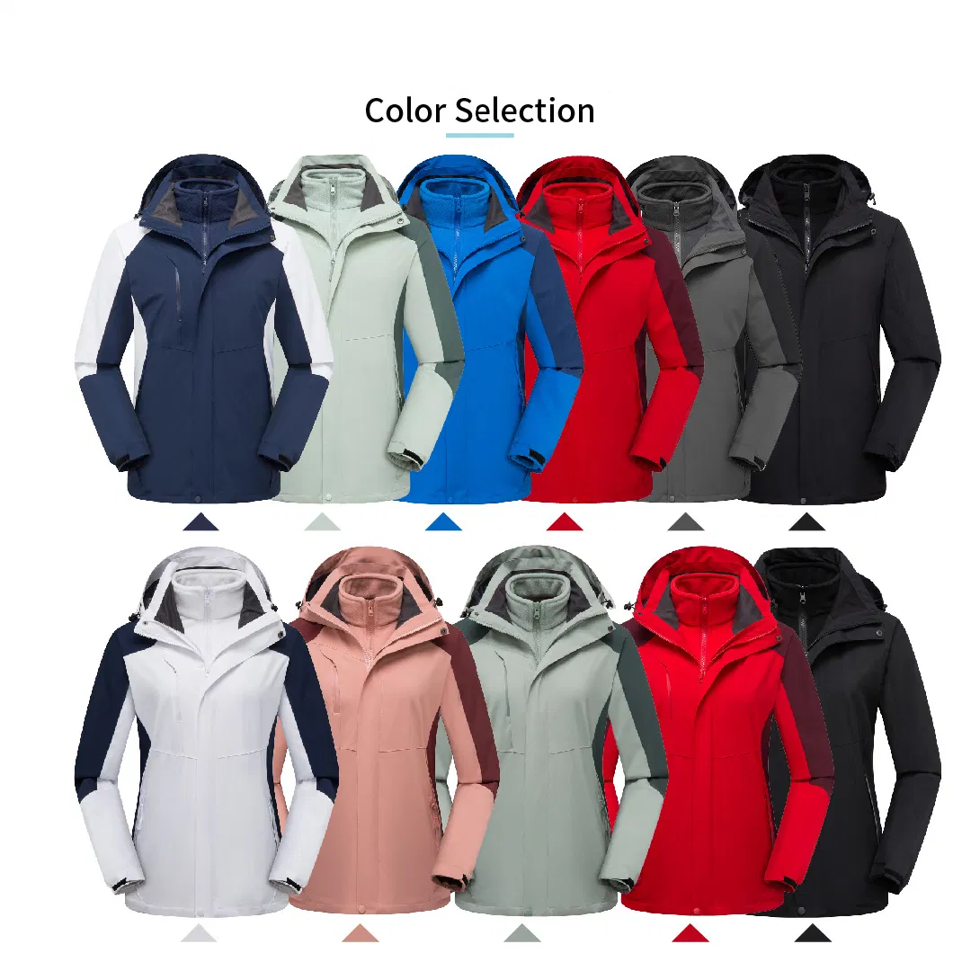 Three-in-One Outdoor Waterproof Detachable Double Layer Jacket