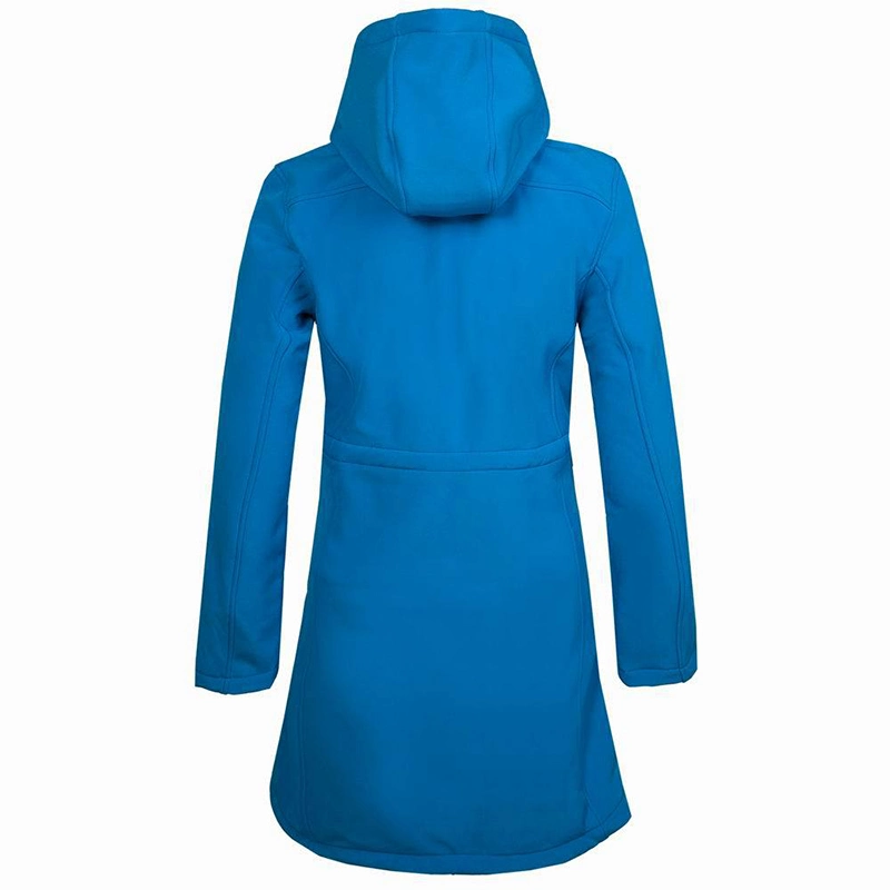 Wholesale Custom Fashion Outdoor Sport Hiking Windbreaker Softshell Long Women Jacket