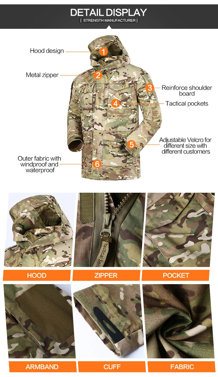 Outdoor Hunting Mens Professional Sports Windbreaker Jacket