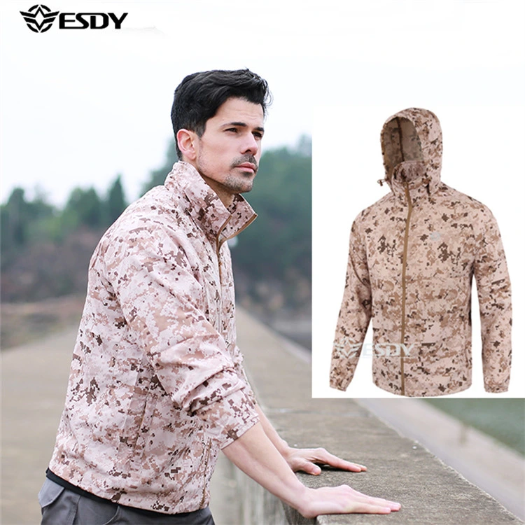 Tactical Men Army Style Hiking Camping Military Style Ultra-Thin Jackets