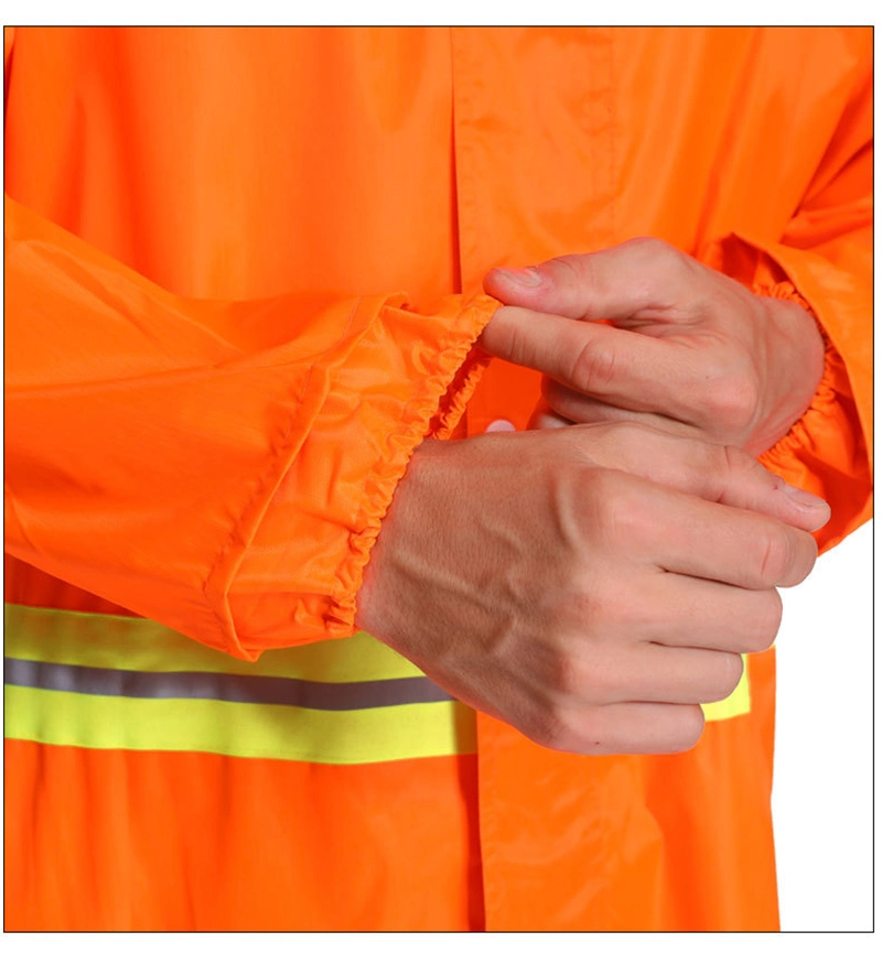 Trendy Orange Safety Construction Workwear Reflective Rain Laboratory Coats High Visibility Winter Jackets for Work