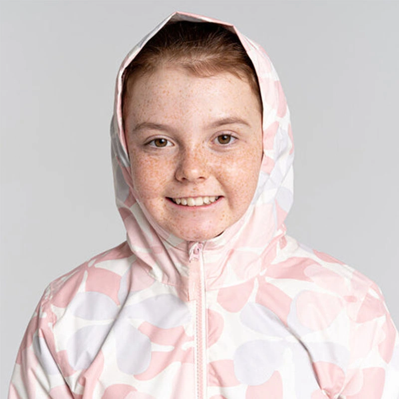 Girls Rain Jackets Lightweight Waterproof Hooded Raincoats Windbreakers for Kids