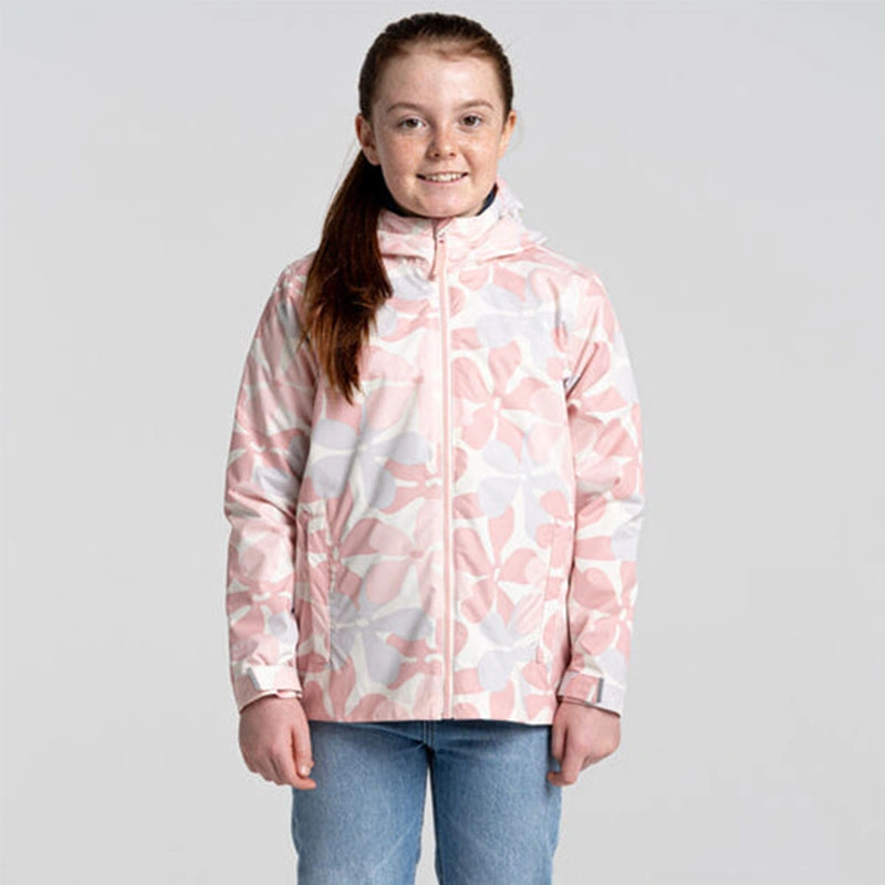 Girls Rain Jackets Lightweight Waterproof Hooded Raincoats Windbreakers for Kids