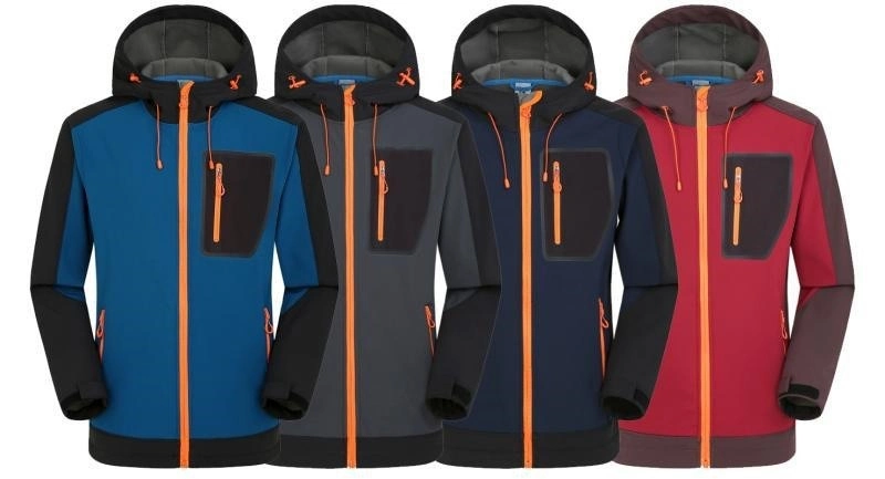 Custom High Quality 3 in 1 Warm Breathable Fleece Tactical Coat Outdoor Sports Ski Winter Soft Shell Waterproof Jacket