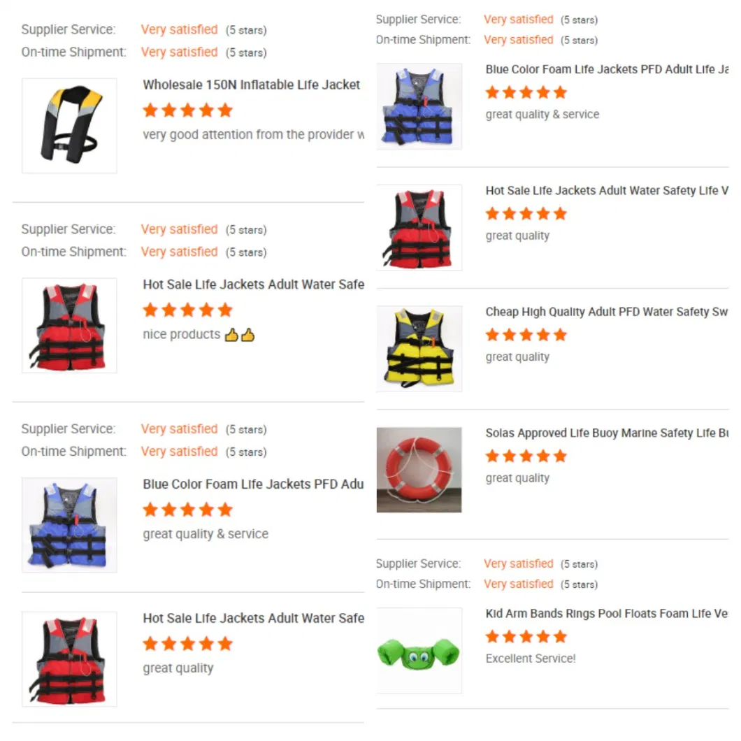 Factory Winter Windproof Orange Marine Life Jacket with Reflective Fluorescent Strip