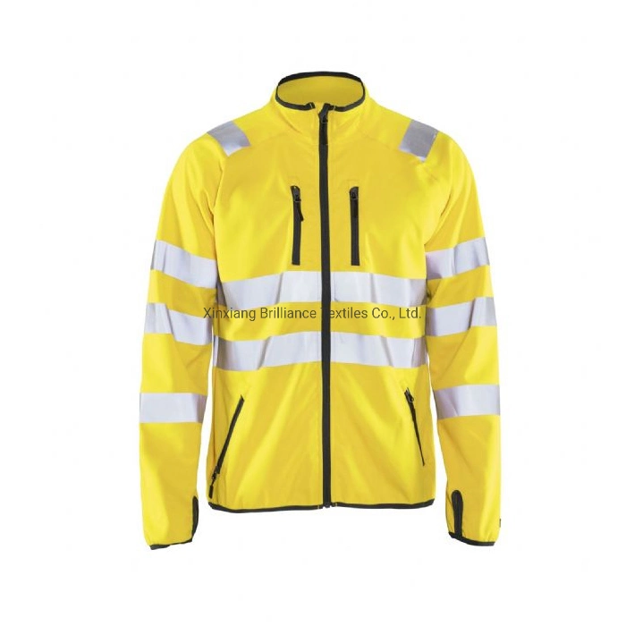 OEM Wholesale High Quality Mens Hi Vis Softshell Jackets