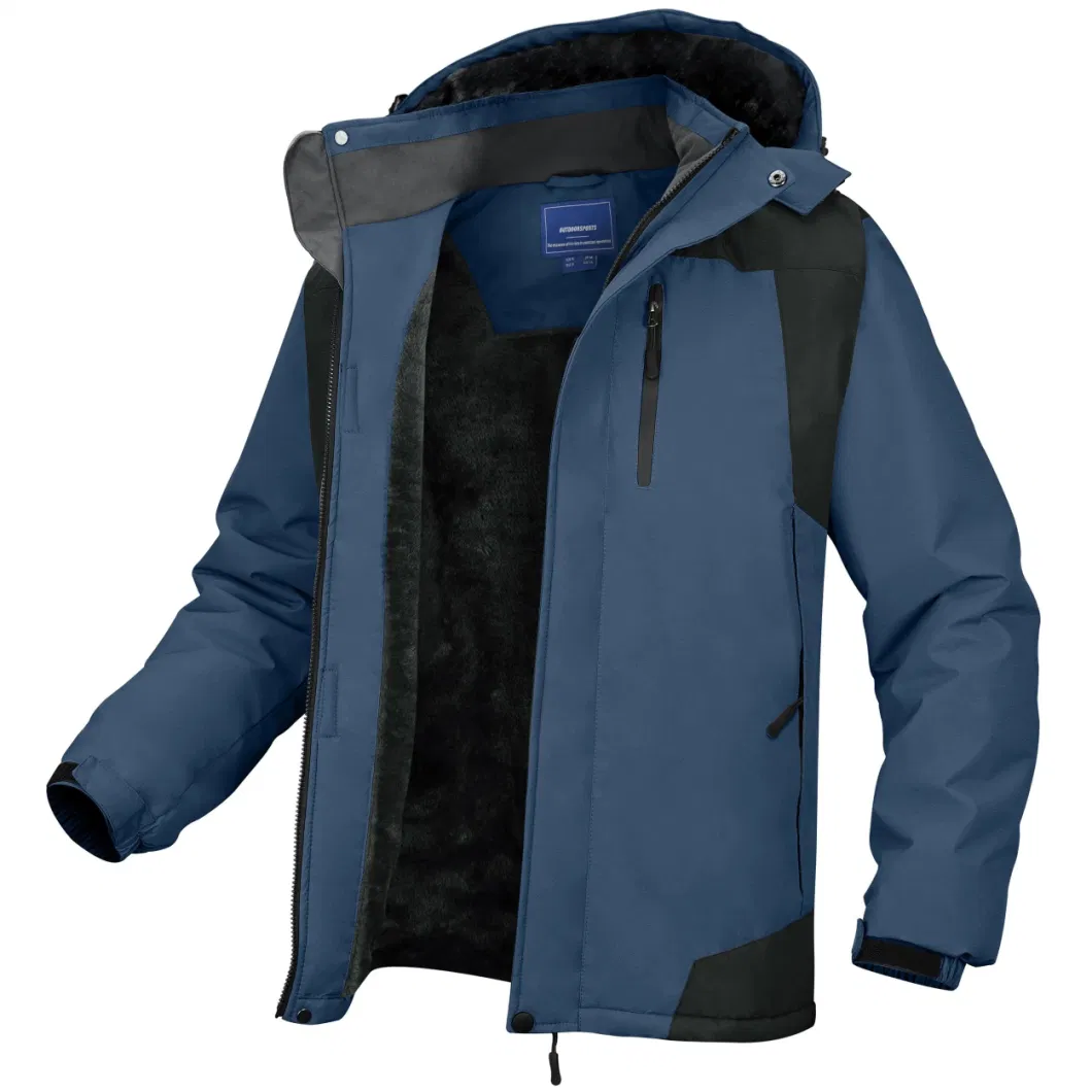 Asiapo China Factory Men&prime;s Winter Outdoor Ski Snow Jacket Mountain Waterproof Windproof Rain Jacket