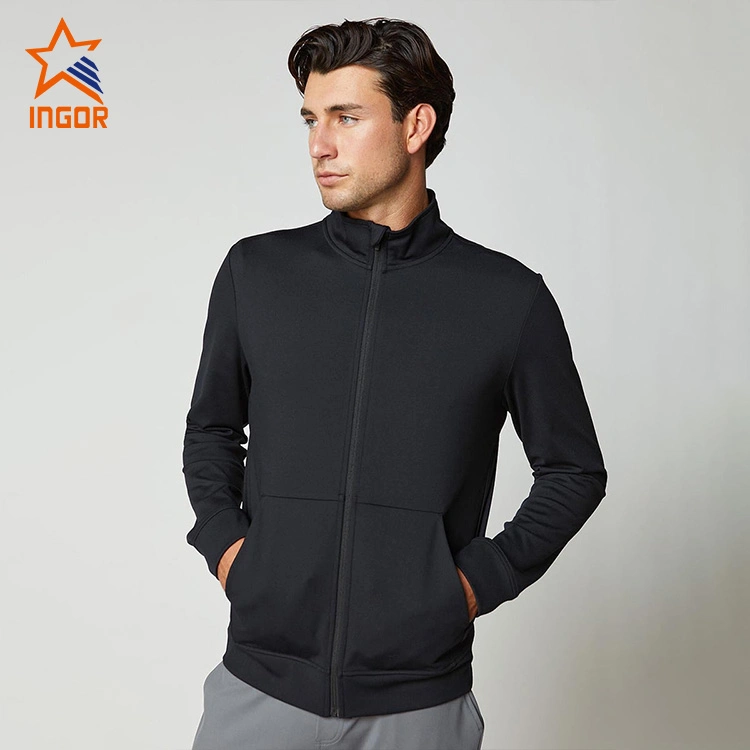 Ingor Sportswear Workout Apparel Manufacturers Custom Activewear Gym Wear Running Wear Men&prime;s Jacket