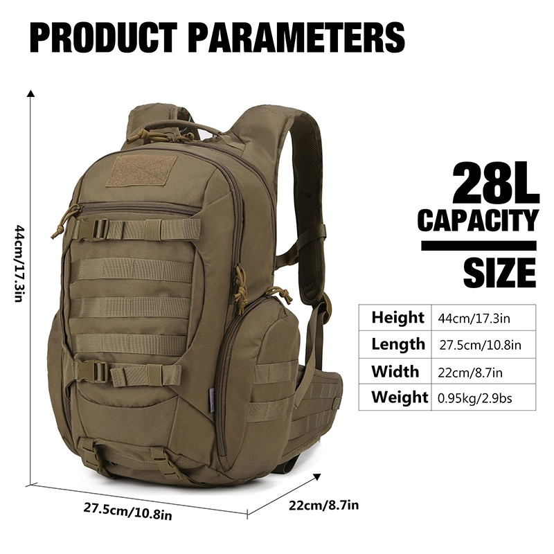 Manufacturer Custom New Outdoor Small 28/35L Mochilas Survival Camouflage Hunting Hydration Tactical Backpack