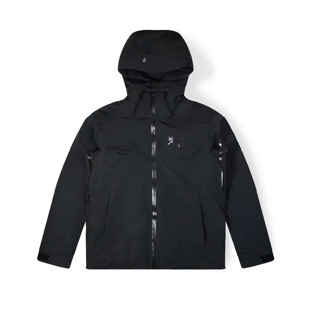 Replica High Quality Men&prime;s Waterproof Ski Jacket Windbreaker Hooded Raincoat Interchange Jacket