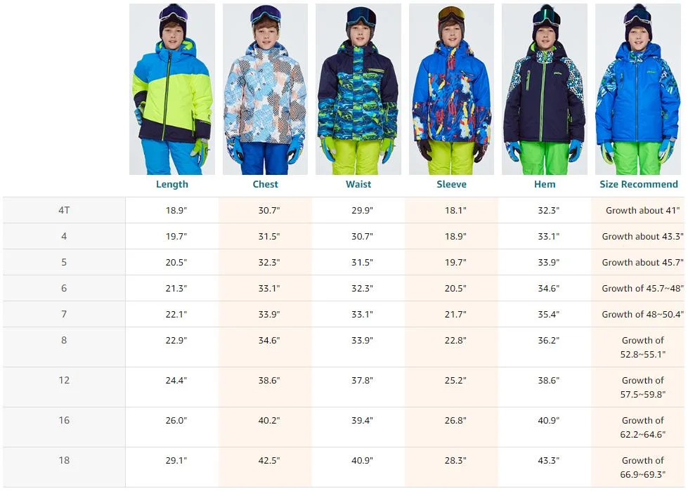 Manufacturer China Boy&prime; S Waterproof Ski Snow Jacket Hooded Fleece Windproof Winter Jacket