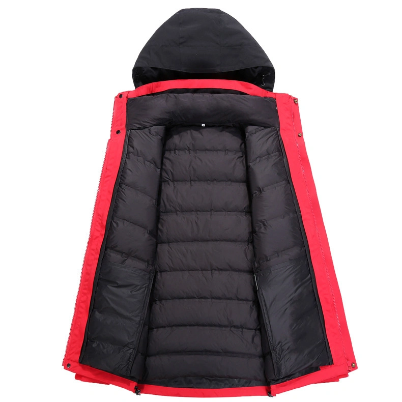 Wholesale 3-in-1 Outdoor Two-Piece Warm Breathable Down Liner Waterproof Jacket