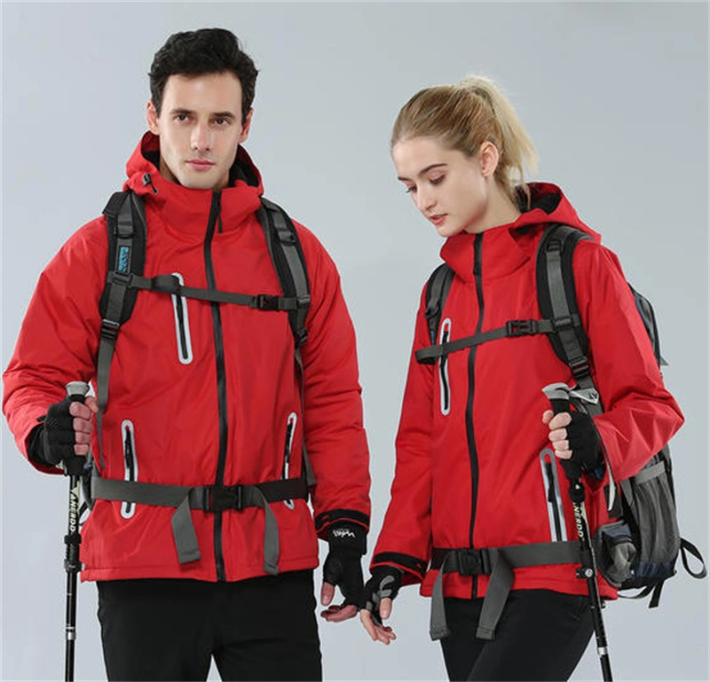 Custom Logo Breathable Waterproof Soft Shell Warm Sports Wear Hiking Men&prime;s Outdoor Rain Jacket