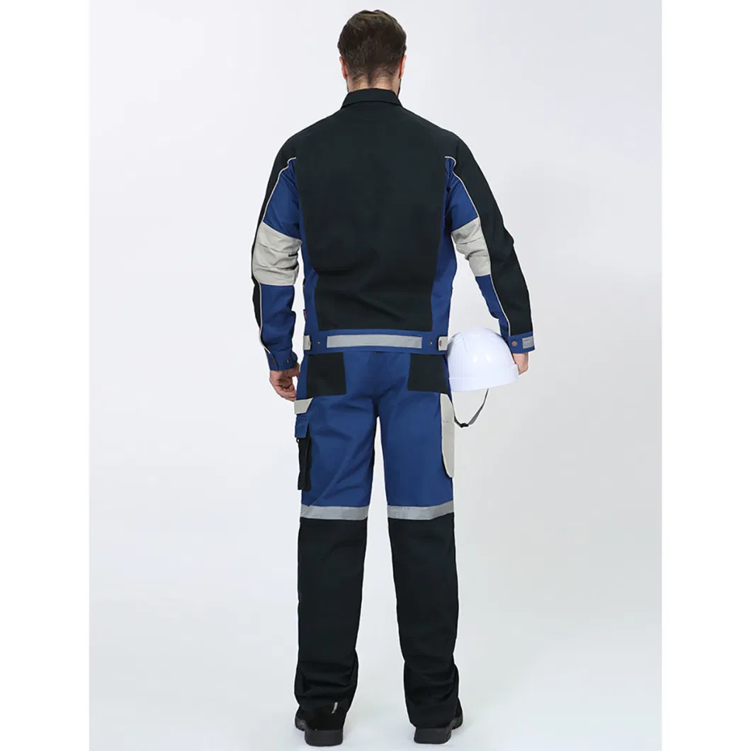 Wholesale Custom Made Coverall Workwear Uniform Anti-Static Breathable Zipper Workwear