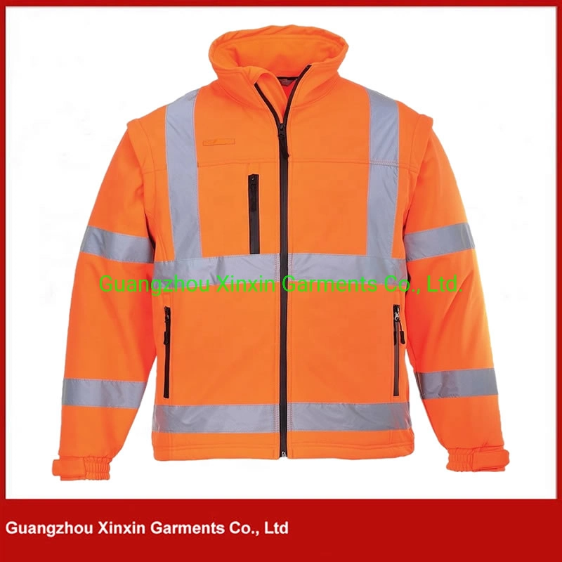 Custom Made Reflective 3m Polyester Male Polyester Windbreaker (W854)