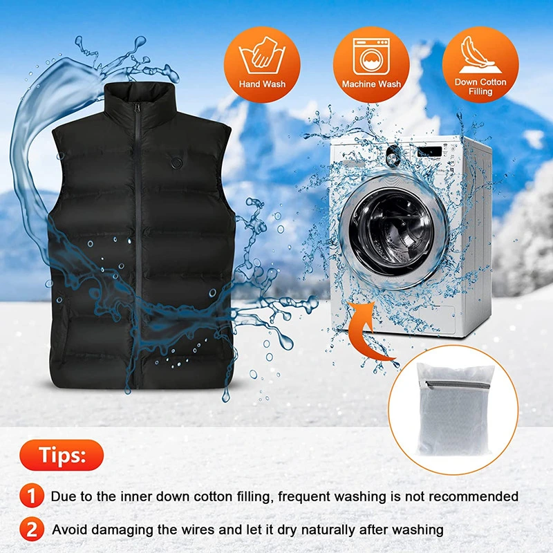 OEM Manufacturer High Quality Winter Hunting USB Rechargeable Electric Thermal Heated Vest