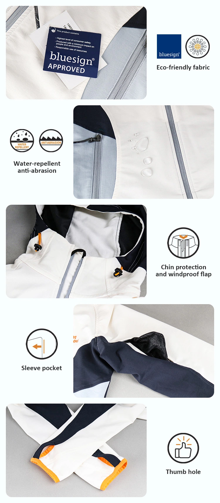 Light Weight Softshell Waterproof Heated Golf Jackets Manufacturer for Women