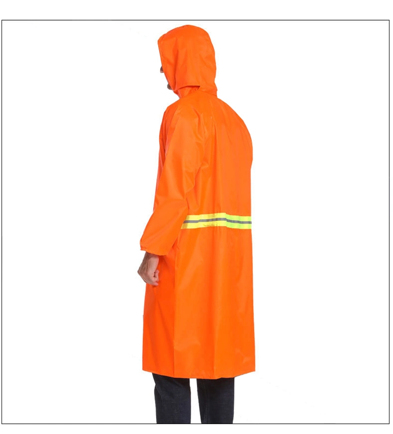 Trendy Orange Safety Construction Workwear Reflective Rain Laboratory Coats High Visibility Winter Jackets for Work