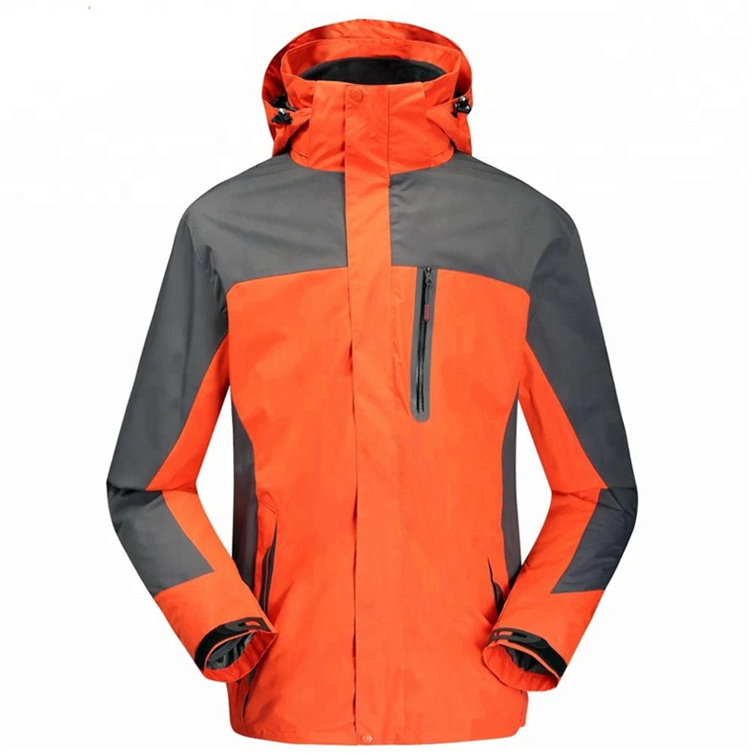 High Quality Men 3 In1 Jacket with Waterproof Windproof Outdoor Sportswear