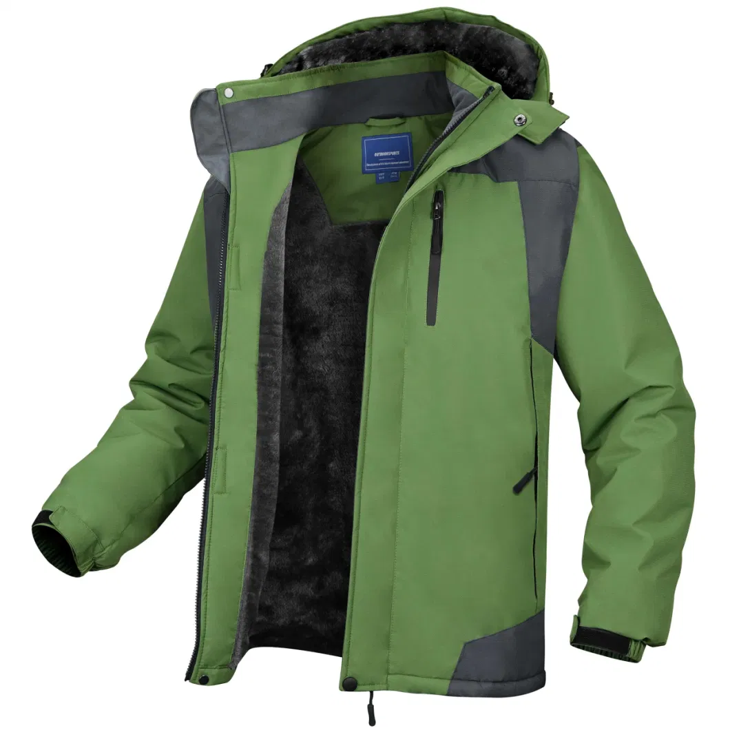 Asiapo China Factory Men&prime;s Winter Outdoor Ski Snow Jacket Mountain Waterproof Windproof Breathable Rain Jacket