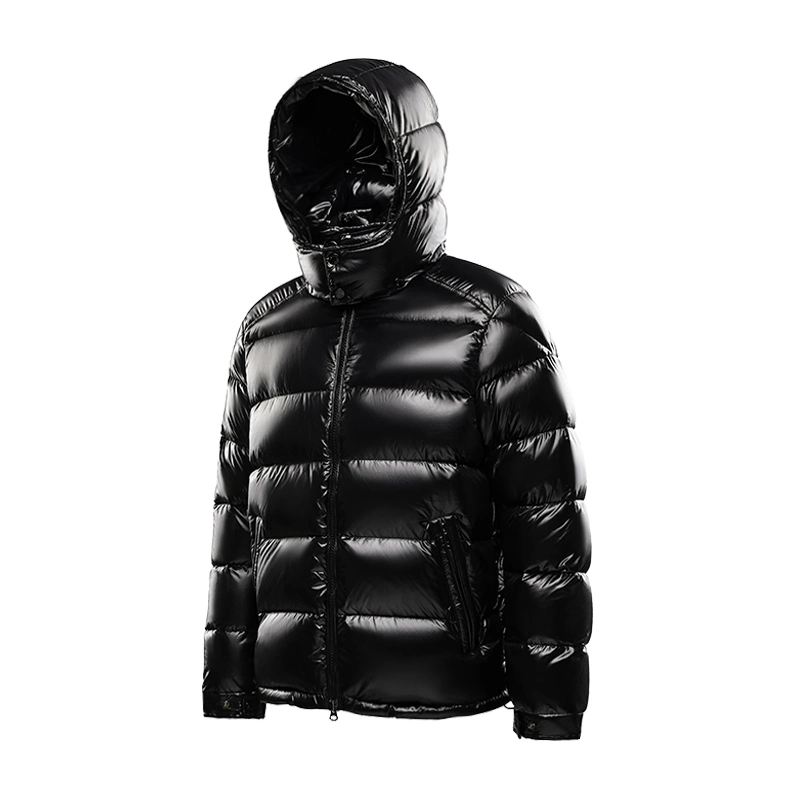 Windproof Winter Jacket 100% Polyester Winter Breathable Outdoor Jacket Men Puffer Padding Jacket with Hood