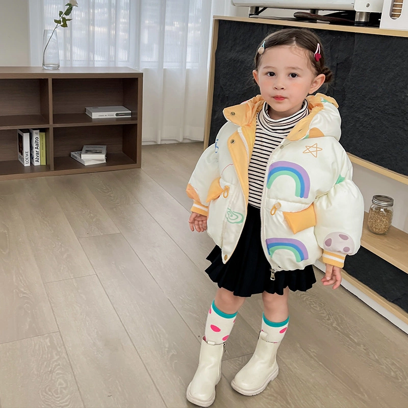 Wholesale High Quality Fashion Winter Lightweight Puffer Candy Color Kids Jacket