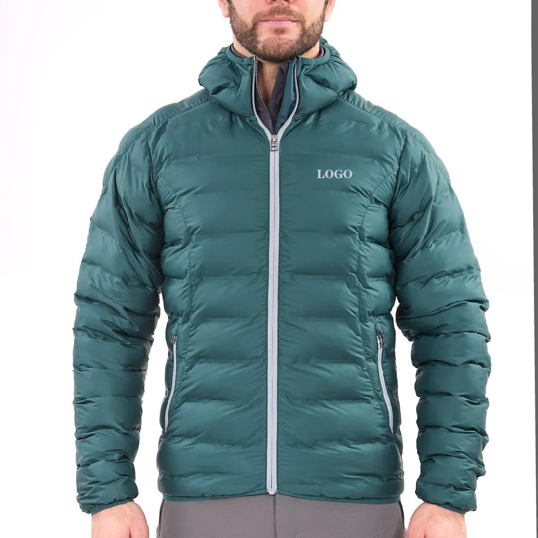 Factory Price Padded Winter Jackets Warm Windproof Down Jacket with Recycled Fibers