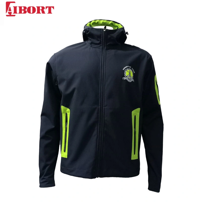 Aibort Factory Wholesale Men&prime;s Softshell Hooded Jacket (SFJK-07)