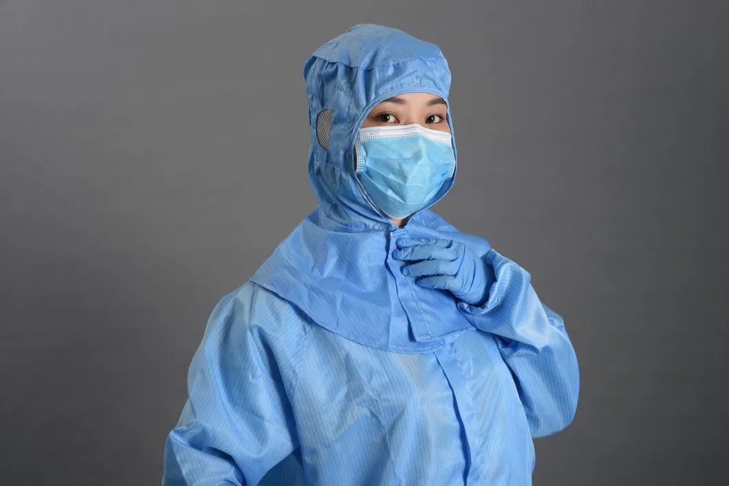 Wholesale Antistatic Hooded Jumpsuit Anti-Static Garments Work Clothes for Cleanroom