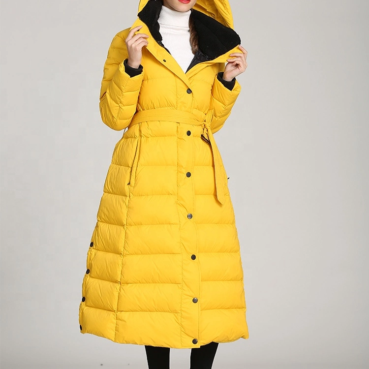 Factory Production Wind Proof 100%Polyester Custom Down Coat Coats Jackets Winter for Women