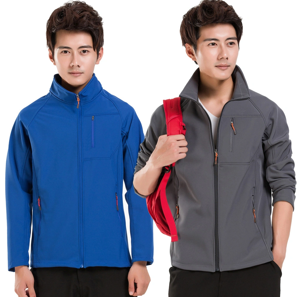 Autumn Winter Outdoor Clothing Can Be Fixed Logo Work Clothes Manufacturers Wholesale Waterproof Mountaineering Clothing Thick Warm Soft Shell Clothing
