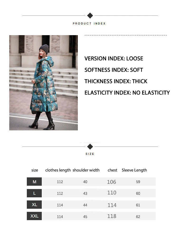 Manufacturer Supply Winter Chinese Style Camouflage Retro Buckle Thickened Plus Size Long Women&prime;s Down Coats