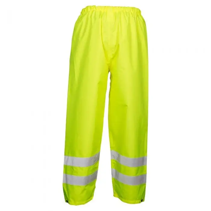 Outdoor Work Reflective Safety Clothing PU Waterproof Breathable Raincoat Workwear Suit