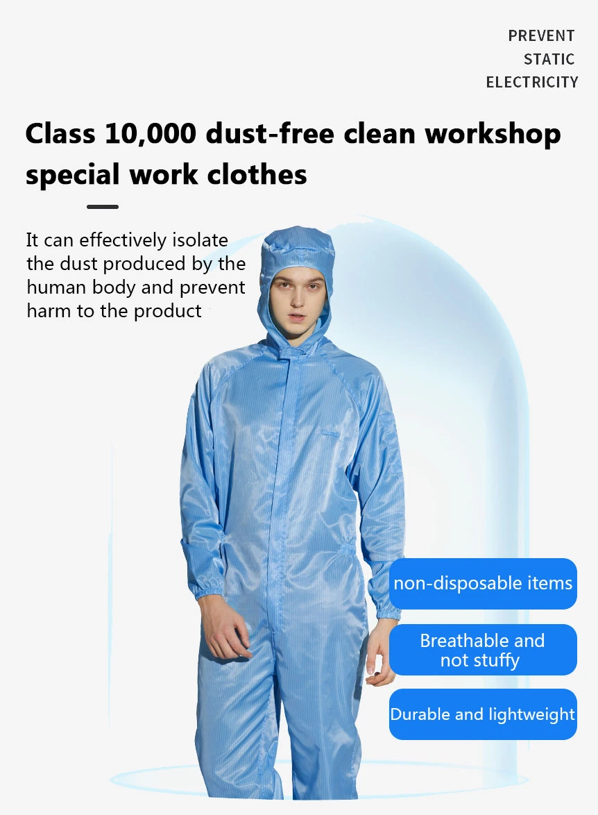 Dust-Free Clothing One-Piece Full-Body Work Clothes Anti-Static Clean Shop Dust Spray Paint Protective Clothing