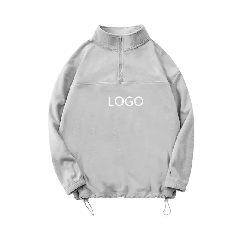 Polar Fleece Jacket Sublimation Hoodie Wholesale Latest Design Street Wear OEM Factory Polyester Jacket Men Hoody