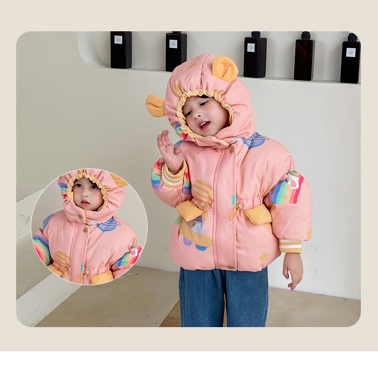 Wholesale High Quality Fashion Winter Lightweight Puffer Candy Color Kids Jacket